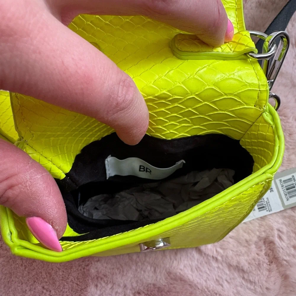 BP. Nylon Strap Crossbody Bag
